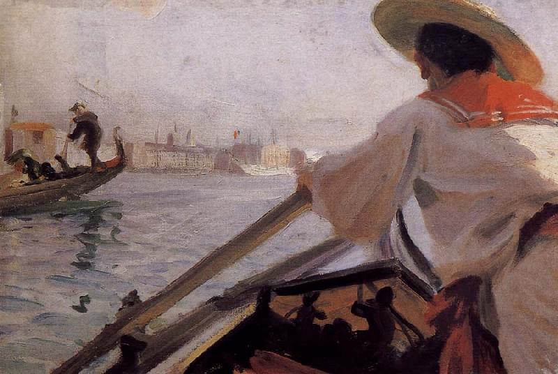 Anders Zorn In my Gondola